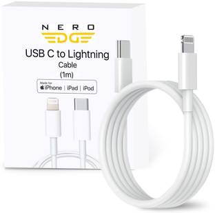 NeroEdge Lightning Cable 6 A 1 m TYPE C to Lightning Cable Apple Certified (MFI) iphone Cable