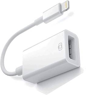 Eewe Lightning Cable 0.5 A 0.1 m Braided Shielding Plug & Play USB Adapter for iPad – OTG Cable for All USB Devices