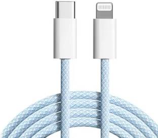 Punnkk Lightning Cable 1 m Braided USB C to Lightning-Fast Charging Data Sync. Cable