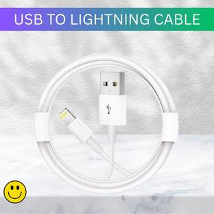 Clairbell Lightning Cable 1 m USB A to Lightning Cable, Charger Cable Compatible for iphone 11/12/13/14proJ31