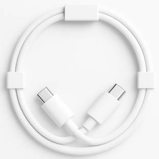 RoarX USB Type C Cable 6 A 1 m Nylon Braided Braided 25W Samsung F14 Type C cable Samsung C to C Cable Samsung FAST CHARGING CABLE