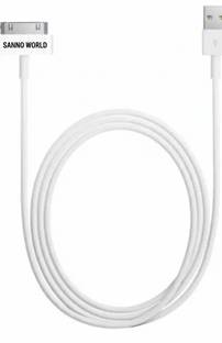 SANNO WORLD Magnetic Charging Cable 2.4 A 1.2 m USB Data Sync Charger Cable for 4/4s 3G