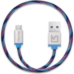 iVoltaa Micro USB Cable 2.4 A 1 m Pixie Braided 2.4A