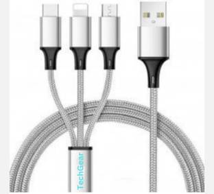 TECHGEAR Micro USB Cable 1.2 m in 1 Magnet Head Data Cable
