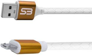 SB Micro USB Cable 2 A 1.2 m Fast Charging & Data Sync 1.2 m Micro Usb Data Cable (Android)  (Compatible with All Micro Usb Asus Zenfone Max Pro M1, Asus Zenfone Max Pro M2, Asus Zenfone Lite L1, Asus Zenfone Max M2, Asus Zenfone Max M1, Gold, One Cable)