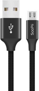 Soopii Micro USB Cable 1.2 m 120 CM Long Premium Nylon Braided Fast Charging MIcro USB