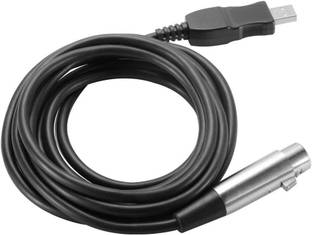fdealz Micro USB Cable 2 A 3 m USB to XLR Microphone Cable