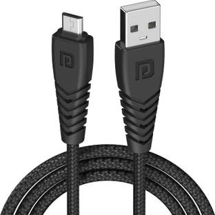 Portronics Micro USB Cable 2 A 1 m Nylon Braided Konnect B