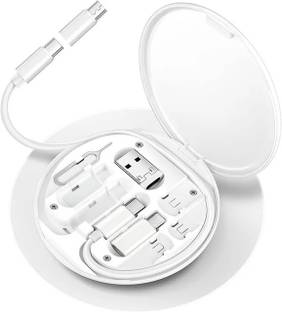 UniBoss Power Sharing Cable 6 A 0 m Copper Fast Charging Data Cable Set for Type C, & Android Charging with Portable Storage Box