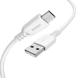 Intex Micro USB Cable 3 A 1 m Durable Nylon Braided Cable Speed 3.0M 1M