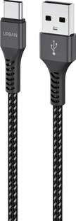 Urban Type C 2 A 1.2 m Nylon Braided Dash C Type C to USB Unbreakable Charge & Sync Cable