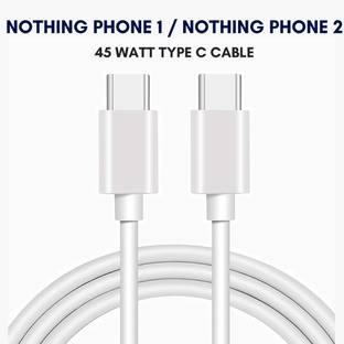 रोरएक्स 45W Nothing TYPE-C to TYPE-C FAST CHARGING CABLE FOR Nothing Phone 1, Nothing Phone 2 Type C