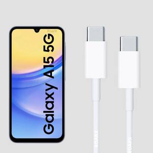 RoarX Type C 6 A 1 m TPE c to c cable Fast Charging for Samsung A15 A34 A54 A23 S23 F34 S22 F54 A14 F14 F23 Original type c to c cable