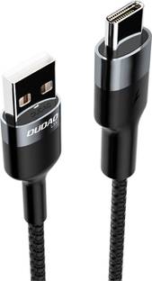 DUDAO Type C 5 A 1 m Unbreakable Braided 5A Fast Charging Lightning Cable with 1m Length