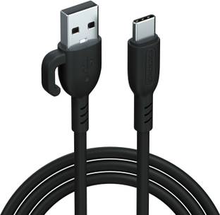 Portronics Type C 3 A 1 m Konnect Core 3 USB-A to Type C,Inbuilt Cable Management Hook,3A