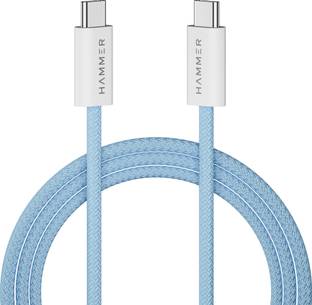 Hammer Type C 1.5 m Length 65W Fast Chraging Cable, Data Sync,Type C to C Cable