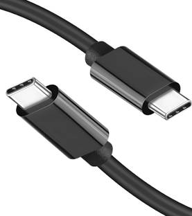ज़िबक्स "Original Superfast Type C to C Mobile Data Charging Cable for Samsung Galaxy F55/A55/A35/M55/F55/F15/M35/M15/A54/A15/A14/A34/A23/S21 fe/S22/S23/S23 Fe 5G/S24/Z flip 5, Power Delivery & Fast Data Transfer" Type C