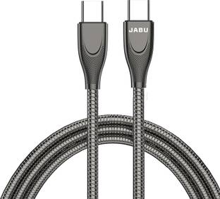 JABU Type C 2 m Meter Fast Charging Data Cable Extra Strong Long Type C to Type C