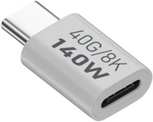 Etzin Type C 1 m USB C Male to Female Adapter 40Gbps, USB Type C Extender Adapter Support 140W, 8K@60Hz for Thunderbolt 4/3, Laptop