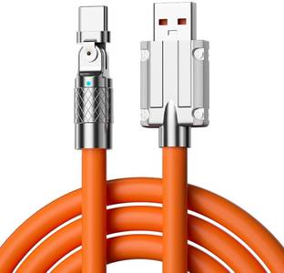 HARIKRUPEX USB Type C Cable 1.2 m C Type cable fast charging 180° Rotating Cable