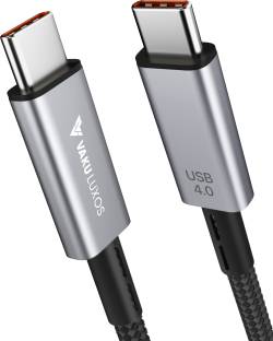 Vaku Luxos USB Type C Cable 1.5 m BLAZE 240W Thunderbolt-4 40Gbps 8K60Hz USB4 Type-C to Type-C Data Cable