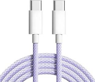 Ziggy USB Type C Cable 1 m Type C to Type C 3FT/1M 65W Fast Charging Cable Compatible with iPhone 16 iPhone 15 Pro/Max