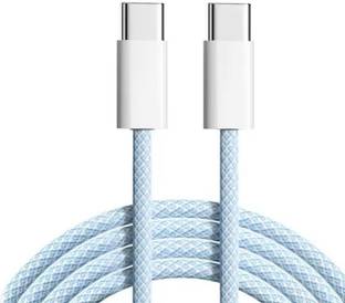 Punnkk USB Type C Cable 1 m Braided USB C to USB C Fast Charging Data Sync.Cable