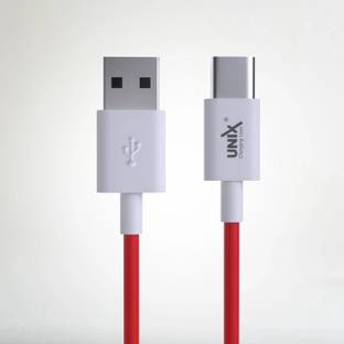 Unix USB Type C Cable 2 A 1 m / 3 Ft Long 5A - 40W Fast Charging & Sync