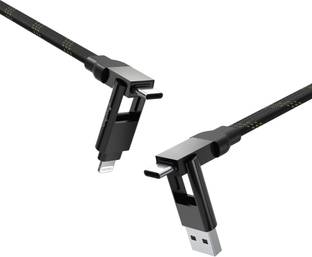 URBN USB Type C Cable 5 A 0.3 m 4 in 1 Quad 100W Mfi Certified