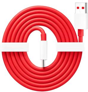 ChargingCable.in USB Type C Cable 1 m 80W Charging Cable USB to Type C Warp Charger SuperVooc/Dash Fast Charge Cable 11,11R,10 Pro,10R,10T,9RT,9R,8R,8T Charge Cable for 6/6T/7/7T,Nord,Ce2 Lite 5G,Ce 3 5G,Ce3 Lite