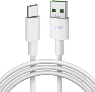 DVJ USB Type C Cable 2 A 1 m -44W FLASH CHARGE DATA CABLE FOR Vivo X50 Pro