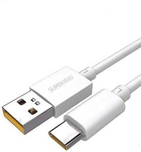 RS3Gadgets USB Type C Cable 6 A 1 m 33W SUPER VOOC Charge & Data Sync Fast Charging Type C Cable
