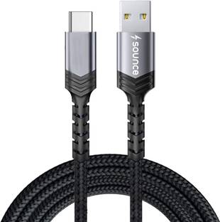 sounce USB Type C Cable 3.1 A 1.5 m Usb To 3A (66W) Fast Charging Braided