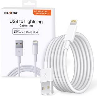 HOMEMO USB Type C Cable 6 A 1 m Fast Charging Lightning Cable for 13/12/11/10/XR/Xs/Xs Max/X/8/8Plus/ 7/7Plus/6