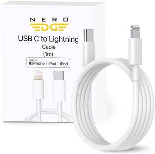 NeroEdge USB Type C Cable 4 A 1 m i_phone 20W Fast Charging (Apple MFi Certified) Lightning to USB TYPE C