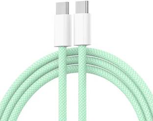 Punnkk USB Type C Cable 1 m Braided USB C to USB C Fast Charging Data Sync.Cable