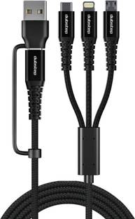 Dubstep USB Type C Cable 1.2 m Blaze Hexa 30W 6-in-1 USB-A + Type-C To Type-C + Type-L + Micro 1.2m Fast Charging Cable