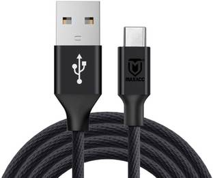 MAXACC USB Type C Cable 2.4 A 1 m NYLON BRAIDED MX-2112