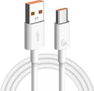 PRAKIE USB Type C Cable 5 A 1.1 m 44 Watt Orignal Flash Charging Cable Data Sync & Fast Charge