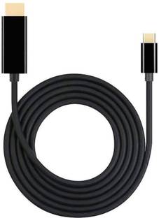 microware USB Type C Cable 2 A 1.5 m Type C to HDMI Long Cable ( 1.5 Mtr) 4K HDTV Adapter USB Type C Cable