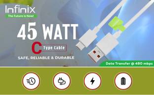 Infinix USB Type C Cable 1 m 45 Watt Model No.C050-C