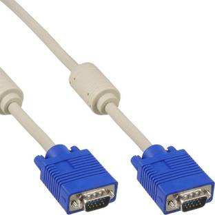 HI-PLASST VGA Cable 1.5 m VGA to VGA Cable (Male to Male), High Speed, Supports PC, Monitor, LCD/LED, Plasma, Projector, TFT and Display Devices. (VGA - VGA -1.5 M)