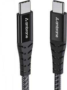 Ambrane USB Type C Cable 3 A 1.5 m RCTT-15 Type C to