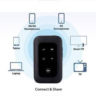X88 Pro Jio SIM 150Mbps 2100mAh 10 Devices Travel & Home Router 4G Router 2.4 GHz, 5 GHz 150 Mbps Wifi...