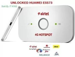 Airtel Huawei E 5573 Cs - 609 150 Mbps 4G Router (White, Tri Band) 150 Mbps Data Card ,Calls not Supported