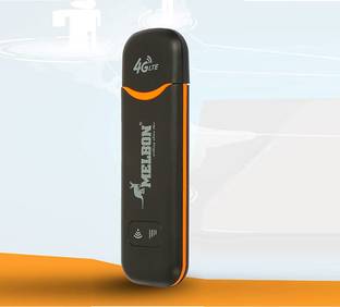Melbon HI-Speed 150Mbps Plug & Play Wireless Wi-Fi Dongle Sim Network 4G, 5G Data Card Data Card