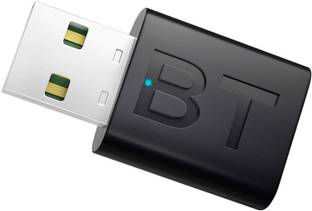 Techdash 2 in 1 Bluetooth 5.0 Transmitter Receiver, USB Bluetooth Transmitter for TV 21.6 Mbps Data Card ,Calls not Supported