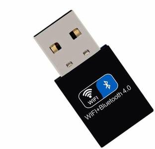 RCOKTECH USB Bluetooth WiFi Adapter 150mbps 2.4Ghz 2 in One WiFi and BT Data Card