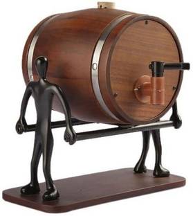 Veepee Teakwood Liquor Decanter, Gift for Christmas, Christmas Day, For Father, Brother Decanter