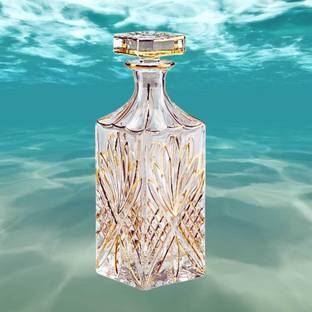 FALKOR Poseidon Decanter Whiskey, Rum, Vodka, Gin, Liqqeurs, Wine, Juices, Etc (750 ml) Decanter